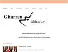 Tablet Screenshot of gitarrenkulturkoblenz.de